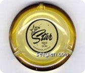 New Star Broiler and Casino, Winnemucca, Nevada - Black imprint Glass Ashtray