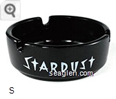 Stardust, Hotel & Casino, Las Vegas, Nevada - White imprint Glass Ashtray