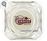 Tahoe Biltmore, Lodge / Casino, Crystal Bay, Nev - Red on white imprint Glass Ashtray