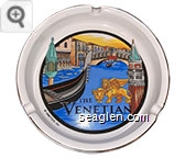 The Venetian, Las Vegas, (c 1998 F.S.D. Inc.) - White imprint Porcelain Ashtray
