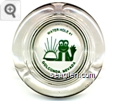 Water Hole #1, Golconda, Nevada - Green imprint Glass Ashtray