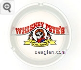 Whiskey Pete's, Hotel - Casino - Red and black imprint Ceramic Ashtray